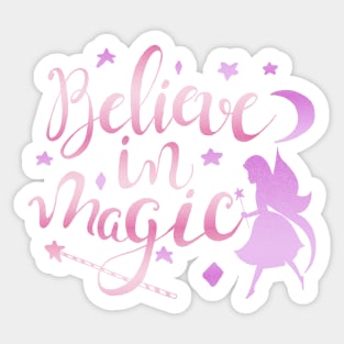 Believe in magic Sticker